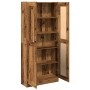 Aparador madera ingeniería madera envejecida 82,5x30,5x185 cm von , Bücherregale und Regale - Ref: Foro24-3318716, Preis: 178...