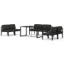 Set muebles de jardín 7 pzas y cojines aluminio gris antracita by , Garden sets - Ref: Foro24-3115921, Price: 1,00 €, Discoun...