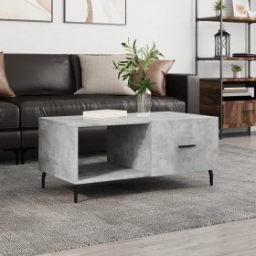 Mesa de centro madera contrachapada gris hormigón 90x50x40 cm by , Coffee table - Ref: Foro24-829232, Price: 46,84 €, Discoun...