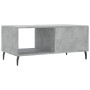 Mesa de centro madera contrachapada gris hormigón 90x50x40 cm by , Coffee table - Ref: Foro24-829232, Price: 46,84 €, Discoun...