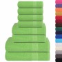 Juego de toallas 8 piezas 100% algodón verde 360 gsm von , Toallas de baño y manoplas - Ref: Foro24-137069, Preis: 37,30 €, R...