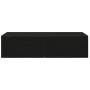 Estante de pared con cajones de madera contrachapada negro von , Regale und Regale - Ref: Foro24-859969, Preis: 60,39 €, Raba...