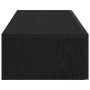 Estante de pared con cajones de madera contrachapada negro von , Regale und Regale - Ref: Foro24-859969, Preis: 60,39 €, Raba...