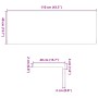 Alféizares de ventana 2 uds madera maciza roble marrón oscuro by , Marcos de ventanas - Ref: Foro24-4009201, Price: 127,04 €,...