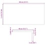 Alféizares de ventana 2 uds madera maciza roble marrón oscuro by , Marcos de ventanas - Ref: Foro24-4009198, Price: 94,42 €, ...