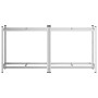 Estantería de 2 capas para neumáticos 2 uds Plata 110x40x109 cm de , Estanterías industriales - Ref: Foro24-4016967, Precio: ...