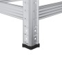 Estantería de 2 capas para neumáticos 2 uds Plata 110x40x109 cm de , Estanterías industriales - Ref: Foro24-4016967, Precio: ...
