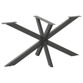 Pata mesa comedor forma araña antracita 150x78x(72-73) cm acero de , Patas para mesas - Ref: Foro24-4013118, Precio: 185,41 €...