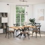 Pata mesa comedor forma araña antracita 150x78x(72-73) cm acero von , Tischbeine - Ref: Foro24-4013118, Preis: 185,41 €, Raba...