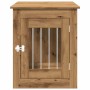 Jaula para perros madera ingeniería roble artesanal 55x75x65 cm von , Hundehütten - Ref: Foro24-857640, Preis: 89,02 €, Rabat...