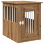 Jaula para perros madera ingeniería roble artesanal 45x62x59cm von , Hundehütten - Ref: Foro24-857637, Preis: 72,61 €, Rabatt: %