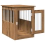 Jaula para perros madera ingeniería roble artesanal 45x62x59cm von , Hundehütten - Ref: Foro24-857637, Preis: 72,61 €, Rabatt: %