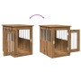 Jaula para perros madera ingeniería roble artesanal 45x62x59cm von , Hundehütten - Ref: Foro24-857637, Preis: 72,61 €, Rabatt: %