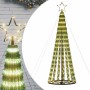 VidaXL Árbol de Navidad LED 275 LEDs blanco cálido 180 cm by , Christmas trees - Ref: Foro24-358064, Price: 50,63 €, Discount: %