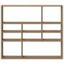 Estante de pared madera ingeniería roble artisian 90x16x78 cm von , Regale und Regale - Ref: Foro24-856070, Preis: 56,34 €, R...
