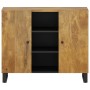 Aparador con 2 puertas madera maciza de mango 90x33x75 cm by , Sideboards - Ref: Foro24-352928, Price: 204,59 €, Discount: %