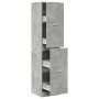 Armario botiquín madera ingeniería gris hormigón 40x41x144,5 cm von , Schließfächer und Lagerschränke - Ref: Foro24-3309648, ...