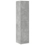 Armario botiquín madera ingeniería gris hormigón 40x41x144,5 cm von , Schließfächer und Lagerschränke - Ref: Foro24-3309648, ...