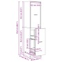Armario botiquín madera ingeniería gris hormigón 40x41x144,5 cm von , Schließfächer und Lagerschränke - Ref: Foro24-3309648, ...