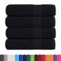 Toallas de ducha 4 uds 100% algodón negro 70x140 cm 360 gsm by , Towels - Ref: Foro24-136954, Price: 36,03 €, Discount: %