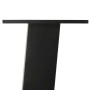 Patas para mesa de centro 4 uds acero negro 30 cm de , Patas para mesas - Ref: Foro24-4012484, Precio: 40,28 €, Descuento: %