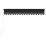 Automatische Markise LED-Windsensor Anthrazitgrau 450x350 cm von vidaXL, Markisen - Ref: Foro24-3069014, Preis: 720,17 €, Rab...