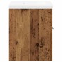 Juego de muebles de baño 2 piezas madera ingeniería envejecida von , Badezimmermöbel - Ref: Foro24-3328581, Preis: 124,19 €, ...