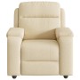 Sillón reclinable de tela crema by , Armchairs - Ref: Foro24-4015688, Price: 190,03 €, Discount: %