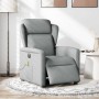 Sillón reclinable de masaje eléctrico tela gris claro by , Armchairs - Ref: Foro24-3303124, Price: 237,87 €, Discount: %