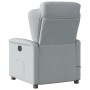 Sillón reclinable de masaje eléctrico tela gris claro by , Armchairs - Ref: Foro24-3303124, Price: 237,87 €, Discount: %
