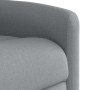 Sillón reclinable de masaje eléctrico tela gris claro by , Armchairs - Ref: Foro24-3303124, Price: 237,87 €, Discount: %