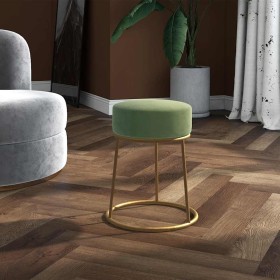 Hocker redondo verde mostaza terciopelo by , Folding stools and chairs - Ref: Foro24-340262, Price: 48,50 €, Discount: %