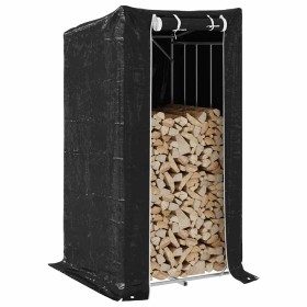 Leñero cubierta lluvia 100x100x200 cm acero galvanizado de , Bolsas y soportes de leña - Ref: Foro24-4104951, Precio: 106,50 €