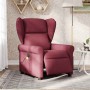 Sillón de masaje reclinable eléctrico tela rojo tinto de , Sillones - Ref: Foro24-3303367, Precio: 266,91 €