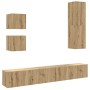 Mueble para TV de pared madera contrachapada artesanal 5 piezas von , TV-Möbel - Ref: Foro24-3329000, Preis: 224,68 €, Rabatt: %