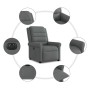 Sillón reclinable eléctrico de tela gris oscuro von , Sessel - Ref: Foro24-3303295, Preis: 263,18 €, Rabatt: %