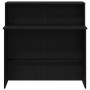 Mostrador de recepción negro 100x50x103,5 cm madera ingeniería by , Desks - Ref: Foro24-859025, Price: 139,76 €, Discount: %