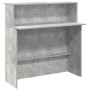 Mostrador de recepción gris hormigón 100x50x103,5 cm von , Schreibtische - Ref: Foro24-859027, Preis: 125,85 €, Rabatt: %