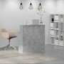 Mostrador de recepción gris hormigón 100x50x103,5 cm von , Schreibtische - Ref: Foro24-859027, Preis: 125,85 €, Rabatt: %