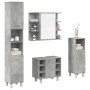 Juego muebles de baño 4 pzas madera contrachapada gris hormigón von , Badezimmermöbel - Ref: Foro24-3324850, Preis: 215,31 €,...