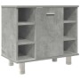 Juego muebles de baño 4 pzas madera contrachapada gris hormigón von , Badezimmermöbel - Ref: Foro24-3324850, Preis: 215,31 €,...