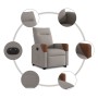 Sillón eléctrico reclinable elevable de tela gris taupe von , Sessel - Ref: Foro24-3324027, Preis: 323,54 €, Rabatt: %
