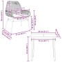 Juego comedor jardín 3 pzas cojines ratán sintético vidrio gris von , Gartensets - Ref: Foro24-3334478, Preis: 223,72 €, Raba...