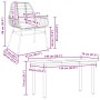 Juego de comedor jardín 5 piezas cojines ratán sintético marrón von , Gartensets - Ref: Foro24-3334557, Preis: 364,66 €, Raba...