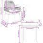 Juego de comedor jardín 3 piezas cojines ratán sintético marrón von , Gartensets - Ref: Foro24-3334569, Preis: 219,80 €, Raba...