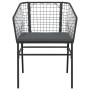 Set comedor jardín 3 pzas cojines ratán sintético vidrio negro von , Gartensets - Ref: Foro24-3334597, Preis: 181,21 €, Rabat...