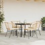 Juego de comedor jardín 5 piezas cojines ratán sintético marrón von , Gartensets - Ref: Foro24-3334605, Preis: 264,17 €, Raba...