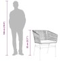 Juego comedor jardín 5 pzas cojines ratán sintético vidrio gris by , Garden sets - Ref: Foro24-3334626, Price: 345,90 €, Disc...
