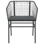 Set comedor jardín 3 pzas cojines ratán sintético vidrio negro von , Gartensets - Ref: Foro24-3334499, Preis: 194,96 €, Rabat...