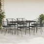 Set de comedor de jardín 7 piezas cojines ratán sintético negro von , Gartensets - Ref: Foro24-3334503, Preis: 396,81 €, Raba...